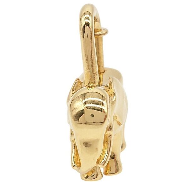 Hermes Cadenas 1997 Limited Edition Elephant Gold Shoulder Bags